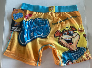 Post Golden Crisp Cereal Men’s Boxer Brief Lounge Wear Underwear Size XL NWT